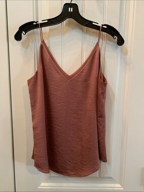 Express Nutmeg Spaghetti Strap V-Neck Cami
